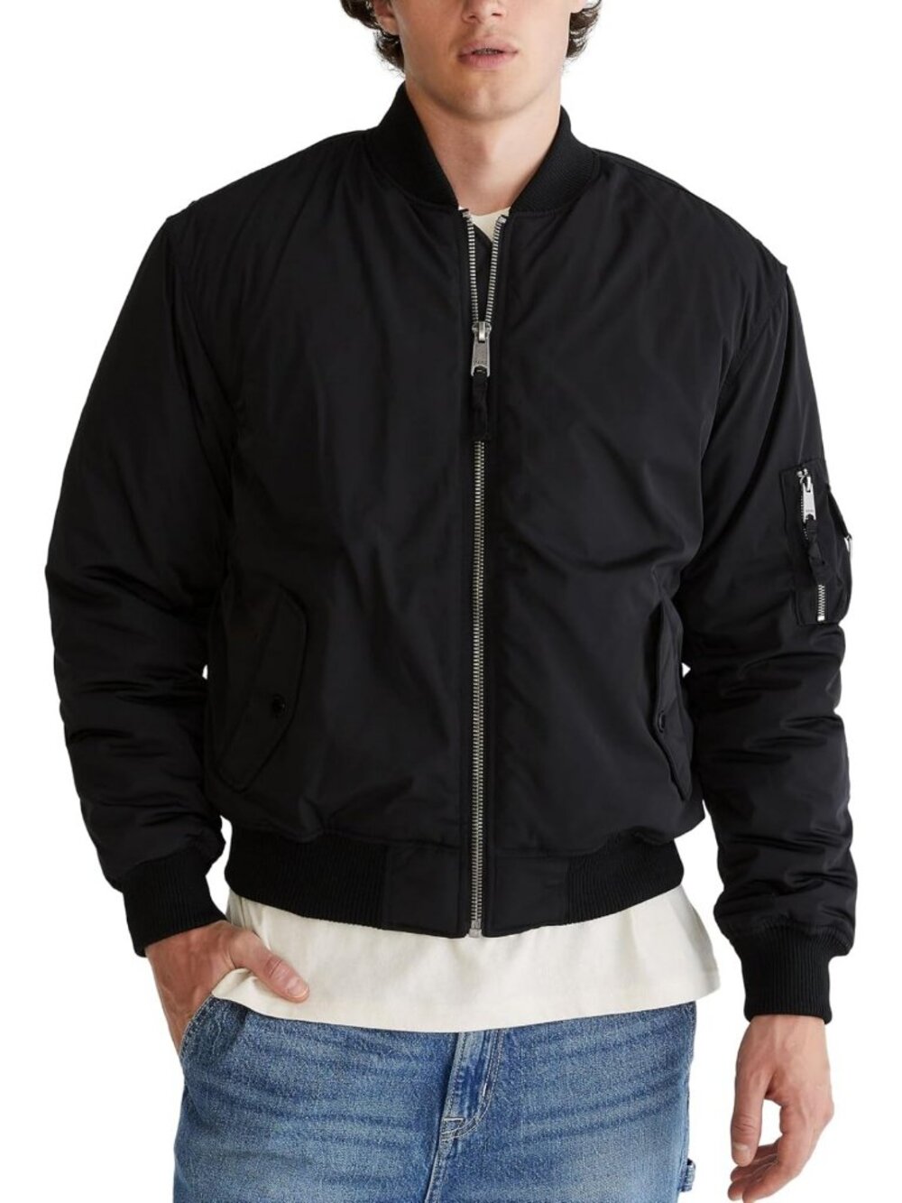 Stylish Men's Flight Bomber Jacket | Trendy Casual Outerwear for All Seasons
